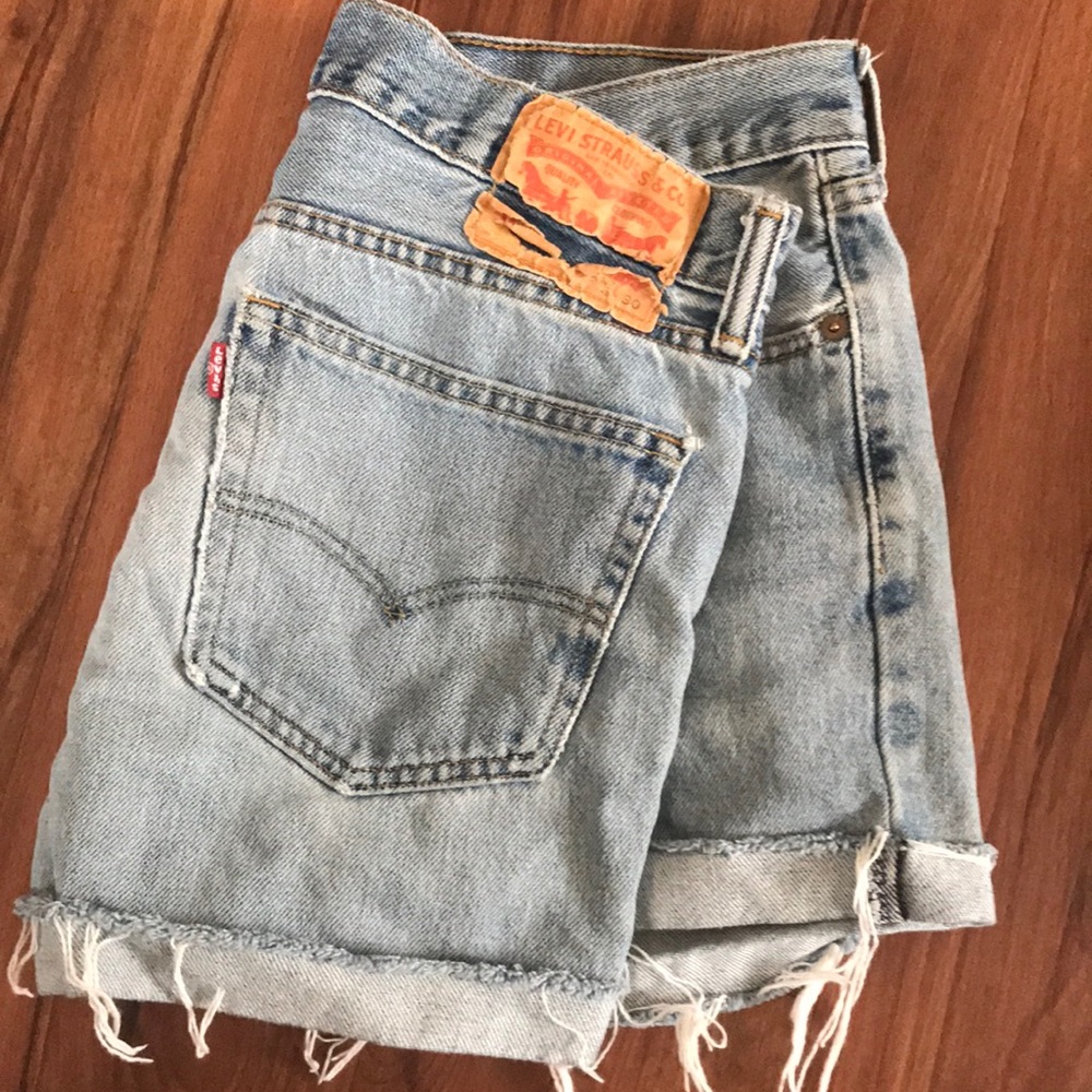 505 Levi Jean Shorts
